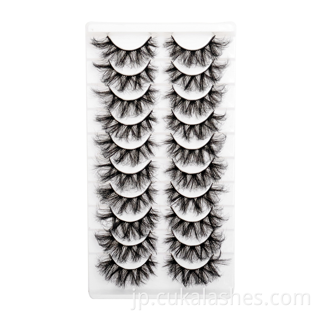 10 Pairs Natural Lashes